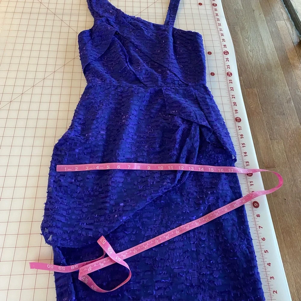 Antonio Melanie NWT indigo blue formal dress sz 4 color N41 American Dress